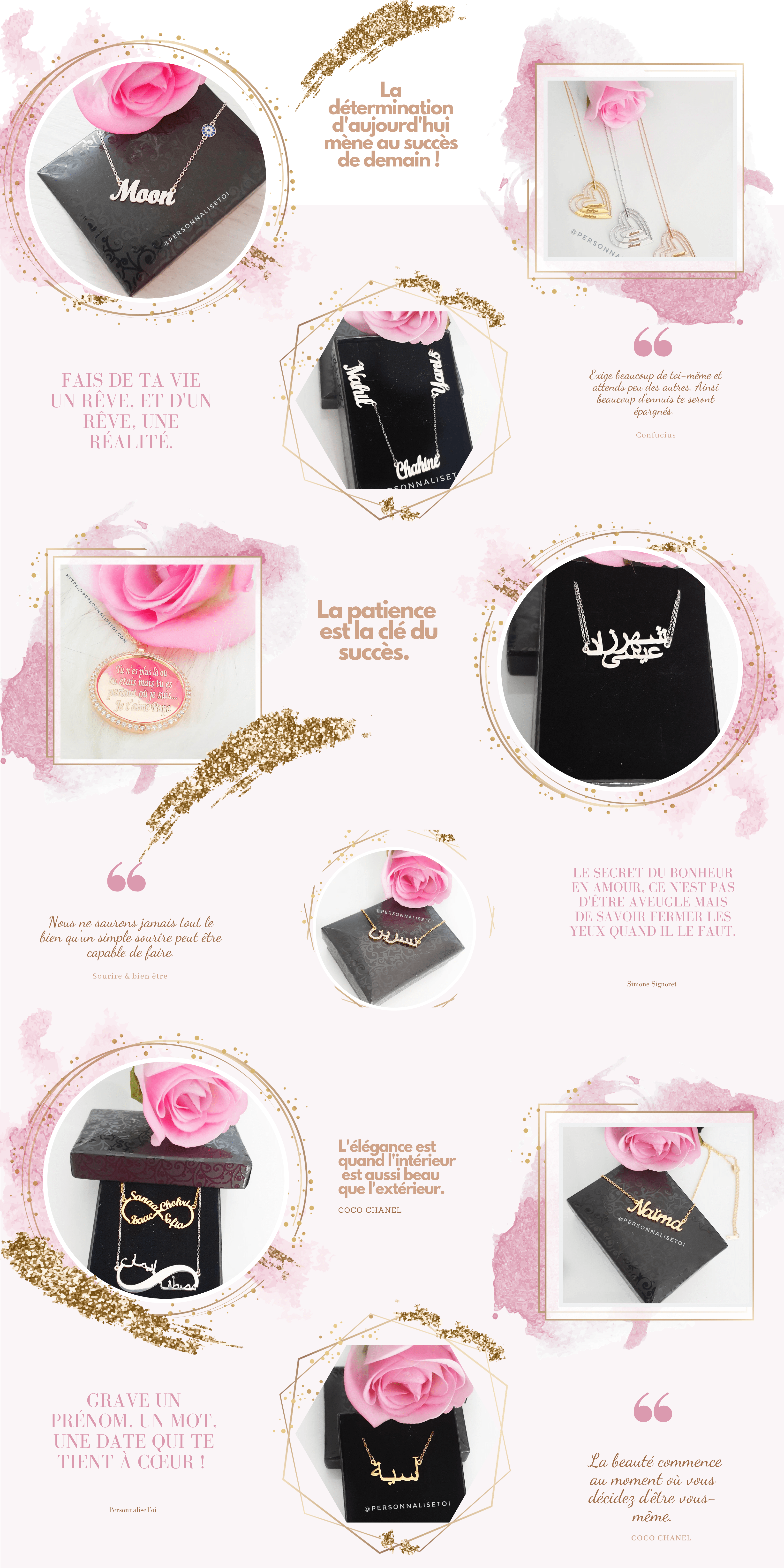 personnalise-toi-bijoux-peignoir-accessoires-chausson-colliers-bracelet-gourmette-chaine-personnalisés-personnalisé